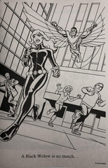 Disney Marvel Avengers Colouring & Activity Book, Black/White, 32 Pages, Ages 4+, for Arts & Crafts/Birthday Favour