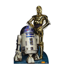Star Wars R2-D2 & C-3PO Cardboard Standee - 72""x45""