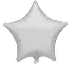 Sparkling Silver Star Foil Balloon - 19 Inch
