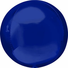 True Navy Orbz Geometric Foil Balloon