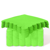 Lime Green Scallop Beverage Napkins - 50 Ct.