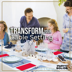 Red Guest Towel Napkins - 40 Ct.