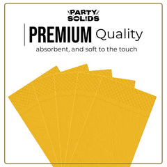 Yellow Guest Towel Napkins - 40 Ct.