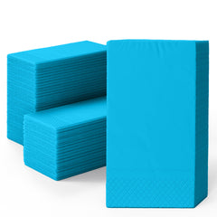 Turquoise Guest Towel Napkins - 40 Ct.