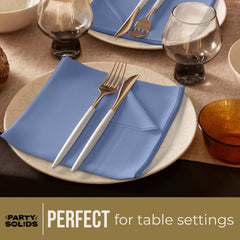 Silver Dinner Napkins - 50 Ct.