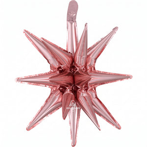 Rose Gold Magic Star Foil Balloon - 18-Inch