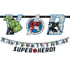 PMA - Marvel Avengers Customizable Birthday Banner Kit