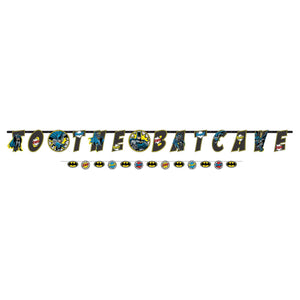 PMA - Batman "To the Batcave" Justice League Party Banner Kit