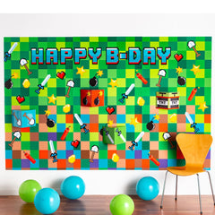 PMA - Pixel Party Deluxe Birthday Scene Setter Kit
