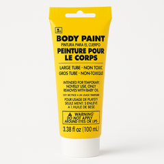 Vibrant Yellow Body Paint - Non-Toxic Costume Accessory