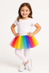 Rainbow Tutu for Kids - Team Spirit Costume Accessory