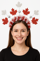 Canada Day Deluxe Tinsel Headband