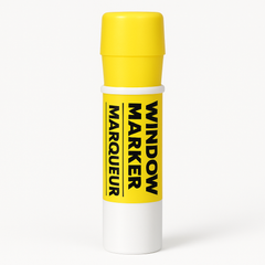 Yellow Window Marker - Washable & Non-Toxic for Team Spirit