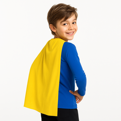 Yellow Superhero Cape Costume Accessory