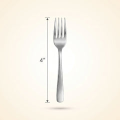 Elegant Silver Mini Appetizer Forks - 30 Pack