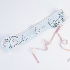 Elegant "Bride to Be" Wedding Sash by Ginger Ray