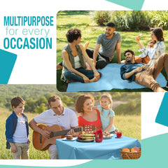 40 In. x 100 Ft. Sky Blue Table Roll