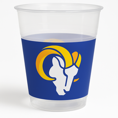 Los Angeles Rams 16oz Plastic Cups - 25 Pack