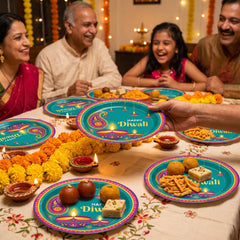 Rangoli Dream 7" Diwali Paper Plates