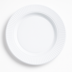 Clear Premium 7.5" Plastic Dessert Plates - 32 Pack