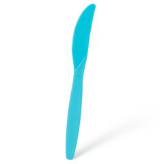 Caribbean Blue Plastic Knives - 16ct