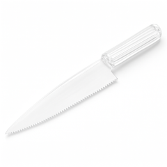 Clear Plastic Cake Knife for Everyday Serveware