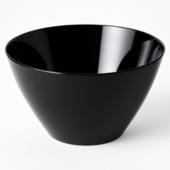 Elegant Black 5QT Plastic Serving Bowl for Everyday Entertaining