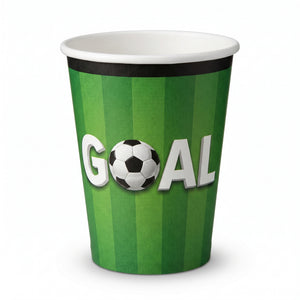 Soccer "Goal" Paper Cups, 12oz, 20 Pack