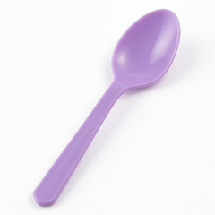 Lavender Plastic Economy Spoons