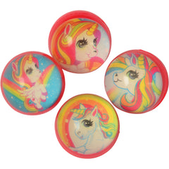 Unicorn Bounce Balls/12 Per Pkg - 12 Count