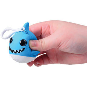 Squishy Sharks W/Glitter Eyes/12 Per Disp - 12 Count
