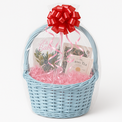 Clear Cello Shrink Wrap Basket Bag - Professional Gift Presentation