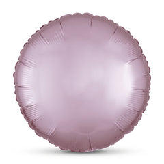 Satin Pastel Pink Foil Balloon - 18" Circle