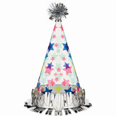 Modern Starry Cone Birthday Hat