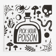 Spellbound Halloween Beverage Napkins - 5 In. X 5 In.