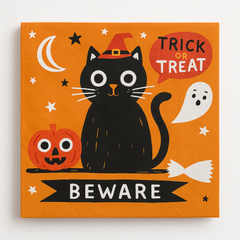 Spooky Friends Halloween Beverage Napkins