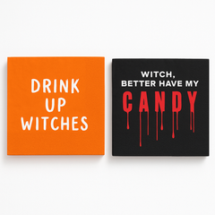 Spooky Fun Beverage Napkin Witch Multipack