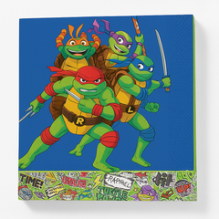 Teenage Mutant Ninja Turtles Lunch Napkins - 6.5 In. x 6.5 In. - 16 Pack