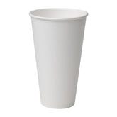 Dixie 16 Oz. White Insulated Paper Hot Cups - 1 Bag Of 50 Count