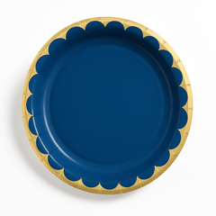 Royal Blue 6.75" Round Paper Plates