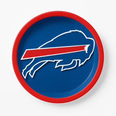 Buffalo Bills 9" Round Paper Plates - NFL Party Supplies