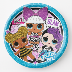 L.O.L. Surprise! Prismatic 9" Round Party Plates, 8-Pack