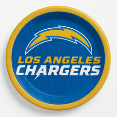 Los Angeles Chargers 9" Round Paper Plates
