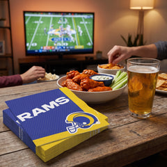 Los Angeles Rams NFL Lunch Napkins - 6.5 In. x 6.5 In.
