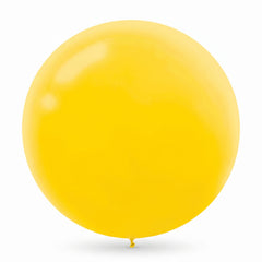Sunshine Yellow Latex Balloons, 24-Inch, 4-Pack