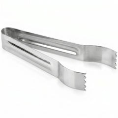 Silver Stainless Steel Serving Tongs - 5.7 Inch