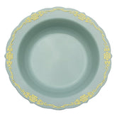 5 Oz. Robin Blue Victorian Design Bowls | 20 Count