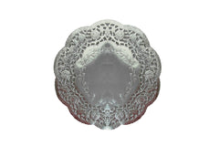 6.5 In. Round Silver Foil Doilies | 15 Count