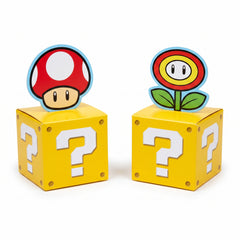 Super Mario Bros Question Block Table Centerpiece Kit, 4-Piece Set