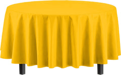 Premium Round Yellow Table Cover